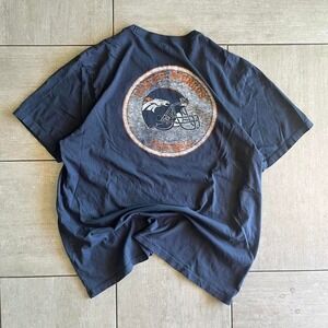 NFL Denver Broncos black cotton tee Size XL #NFL #gridiron